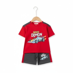 Bộ cotton trẻ em - bé trai B003 2/10