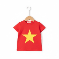 Áo cotton trẻ em - A03 2/10-cờ đỏ