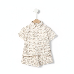 Bộ cotton trẻ em - bé trai B002 4/10