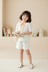 Bộ cotton trẻ em - bé gái G001 3/7-NH38