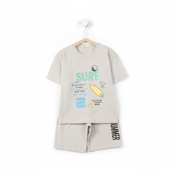Bộ cotton trẻ em - bé trai B001 8/14-TS09
