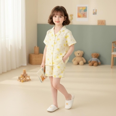 Bộ cotton trẻ em - bé gái G001 8/16-PH575