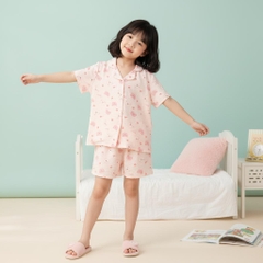 Bộ cotton trẻ em - bé gái G001 8/16-PH575
