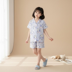 Bộ cotton trẻ em - bé gái G001 8/16-PH575