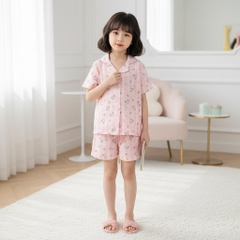 Bộ cotton trẻ em - bé gái G001 8/16-PH575
