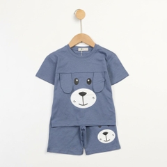 Bộ cotton trẻ em - bé trai B006 2/10