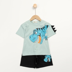 Bộ cotton trẻ em - bé trai B006 2/10