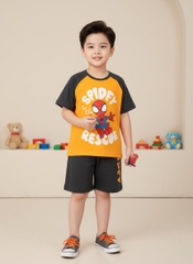 Bộ cotton trẻ em - bé trai B003 2/10