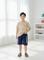 Bộ cotton trẻ em - bé trai B001 10/16 TS43