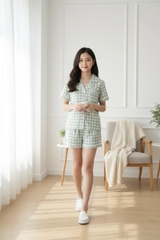 Bộ cotton trẻ em - bé gái G001 XS-XXL