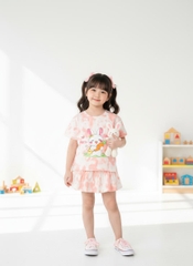 Bộ cotton trẻ em - bé gái G005 2/10