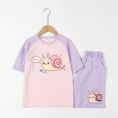 Bộ cotton trẻ em - bé gái G001 10/16 TS51