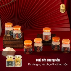 LỘC TẤN VINH HOA -  Hộp Cao Cấp Soup Yến ăn liền 140ml & Hũ Yến Chưng Sẵn 70ml