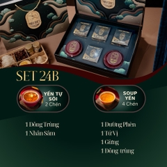 KIM YẾN TỰ TÂM -  Hộp Cao Cấp Soup Yến ăn liền 140ml & Yến Tự Sôi 140ml