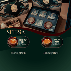 SET KIM YẾN NGỰ TÂM - 2 Chén Tự Sôi, 4 Chén Soup Yến Ăn Liền