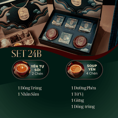 SET KIM YẾN NGỰ TÂM - 2 Chén Tự Sôi, 4 Chén Soup Yến Ăn Liền