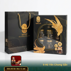 AN HÒA VƯƠNG PHÚC - Hộp 9 Hũ Yến Chưng Sẵn