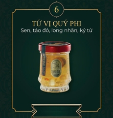 TỨ QUÝ PHI | BẠCH NGỌC CHÂN YẾN - Yến Chưng Thượng Phẩm (Tứ Vị 100ml)