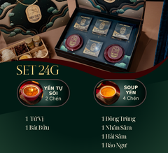 KIM YẾN TỰ TÂM -  Hộp Cao Cấp Soup Yến ăn liền 140ml & Yến Tự Sôi 140ml