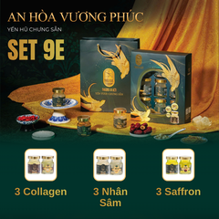 SET AN HÒA VƯƠNG PHÚC - 9 Hũ Yến Chưng Sẵn