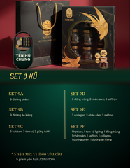 AN HÒA VƯƠNG PHÚC - Hộp 9 Hũ Yến Chưng Sẵn