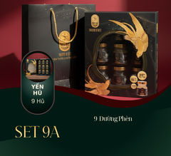 AN HÒA VƯƠNG PHÚC - Hộp 9 Hũ Yến Chưng Sẵn