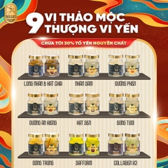 LỤC ĐÌNH VƯƠNG GIA -  Hộp Cao Cấp 6 Hũ Yến Chưng Sẵn 70ml