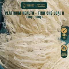 [100G] PLATINUM HEALTH | TỔ YẾN TINH CHẾ (LOẠI 2)