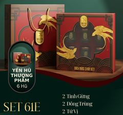 BẠCH NGỌC CHÂN YẾN - Hộp 6 Yến Hũ Thượng Phẩm