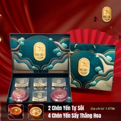 SET KIM YẾN NGỰ TÂM - 2 Chén Tự Sôi, 4 Chén Soup Yến Ăn Liền