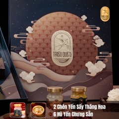SET LỘC TẤN VINH HOA (Hộp 2 Chén Soup Yến, 6 Hũ Yến)