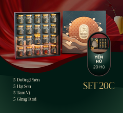 BÁCH LẠC Y VIÊN - Hộp Cao Cấp 20 Hũ Yến Chưng Sẵn 70ml