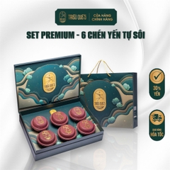 NGỰ YẾN THỊNH VƯỢNG -  Hộp Cao Cấp 6 Chén Yến Tự Sôi 140ml