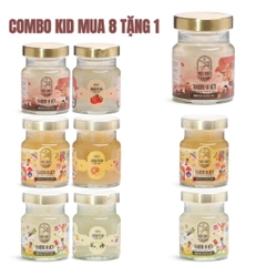 (MUA 8 TẶNG 1) - MIX 3 VỊ DÂU CAM VANI KIDS GROW PLUS+