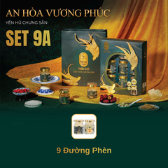 SET AN HÒA VƯƠNG PHÚC - 9 Hũ Yến Chưng Sẵn