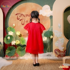 Váy đỏ bé gái An Liên A0212