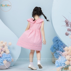 Váy BG hồng bèo ngực chéo V62
