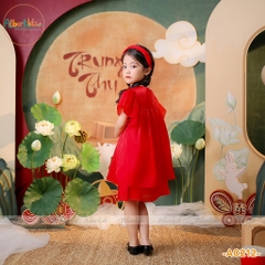 Váy đỏ bé gái An Liên A0212