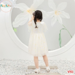 Váy công chúa bé gái 3 lớp hoa cúc V70