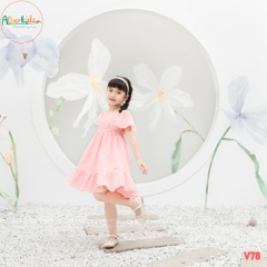 Váy BG hồng cánh tiên V78