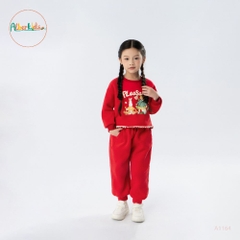 Sét bộ nỉ đỏ BG in hình A1164