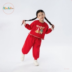 Sét bộ nỉ đỏ BG in hình A1164