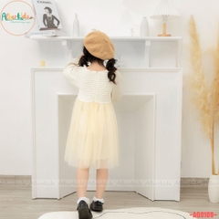 Váy bé gái công chúa kem AG0109