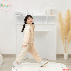 Bộ nỉ lót lông cho bé gái và bé trai AB0122