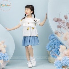 Chân váy Jean 3 tầng BG Q06