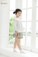 Chân váy xòe kẻ vuông Q04