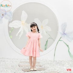 Váy BG hồng cánh tiên V78