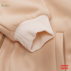 Bộ nỉ lót lông cho bé gái và bé trai AB0122