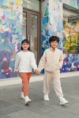 Bộ nỉ lót lông cho bé gái và bé trai AB0122