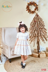Váy BG họa tiết hoa Elli Dress V48
